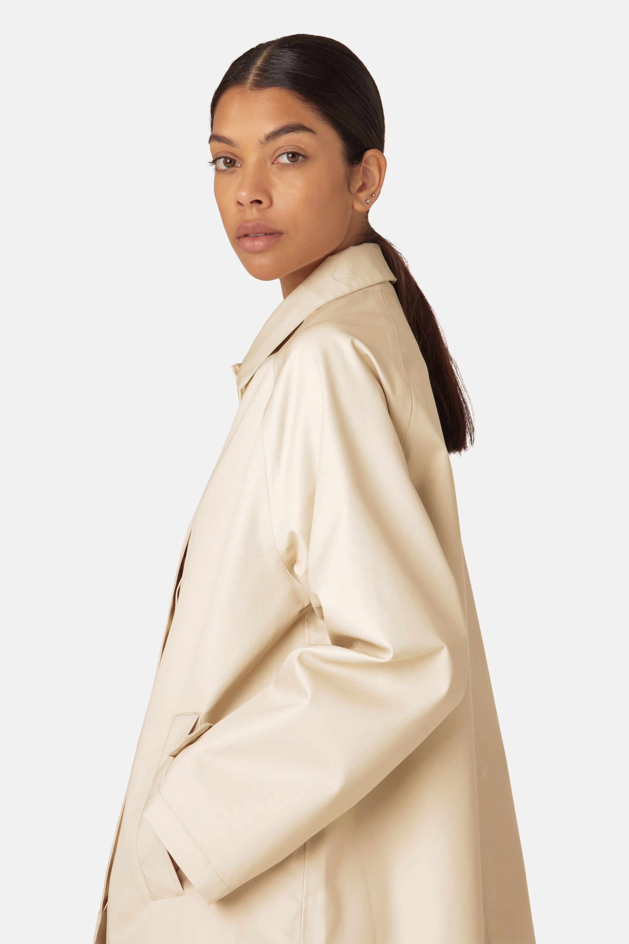 Ilse Jacobsen Hornbæk Rain Mac Jacket 132 Bleached Sand